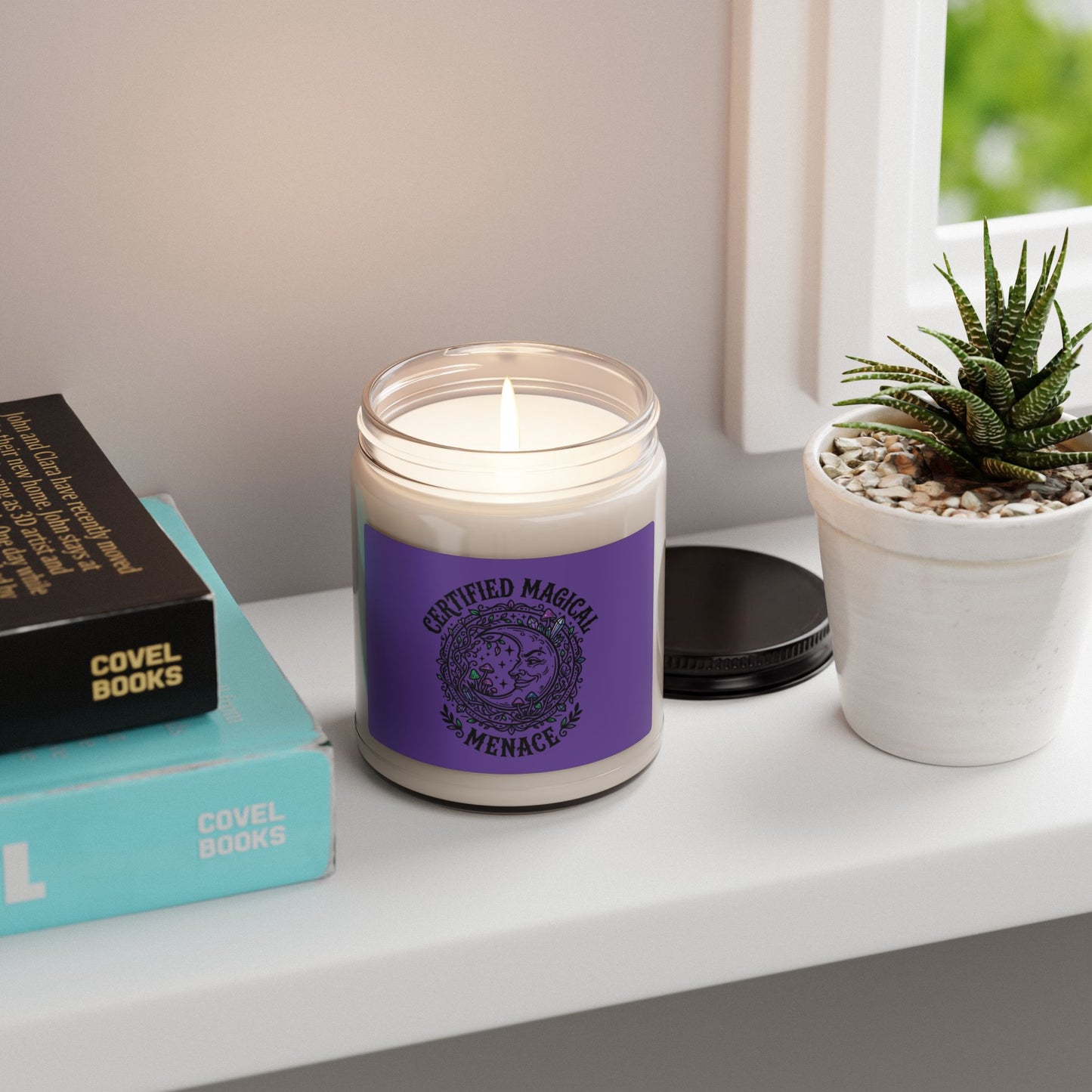 Certified Magical Menace Candle | Witchy, goblincore, celestial soy candle