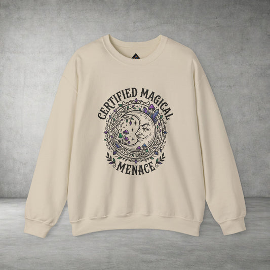 Certified Magical Menace Sweatshirt | witchy, goblincore, celestial vibes