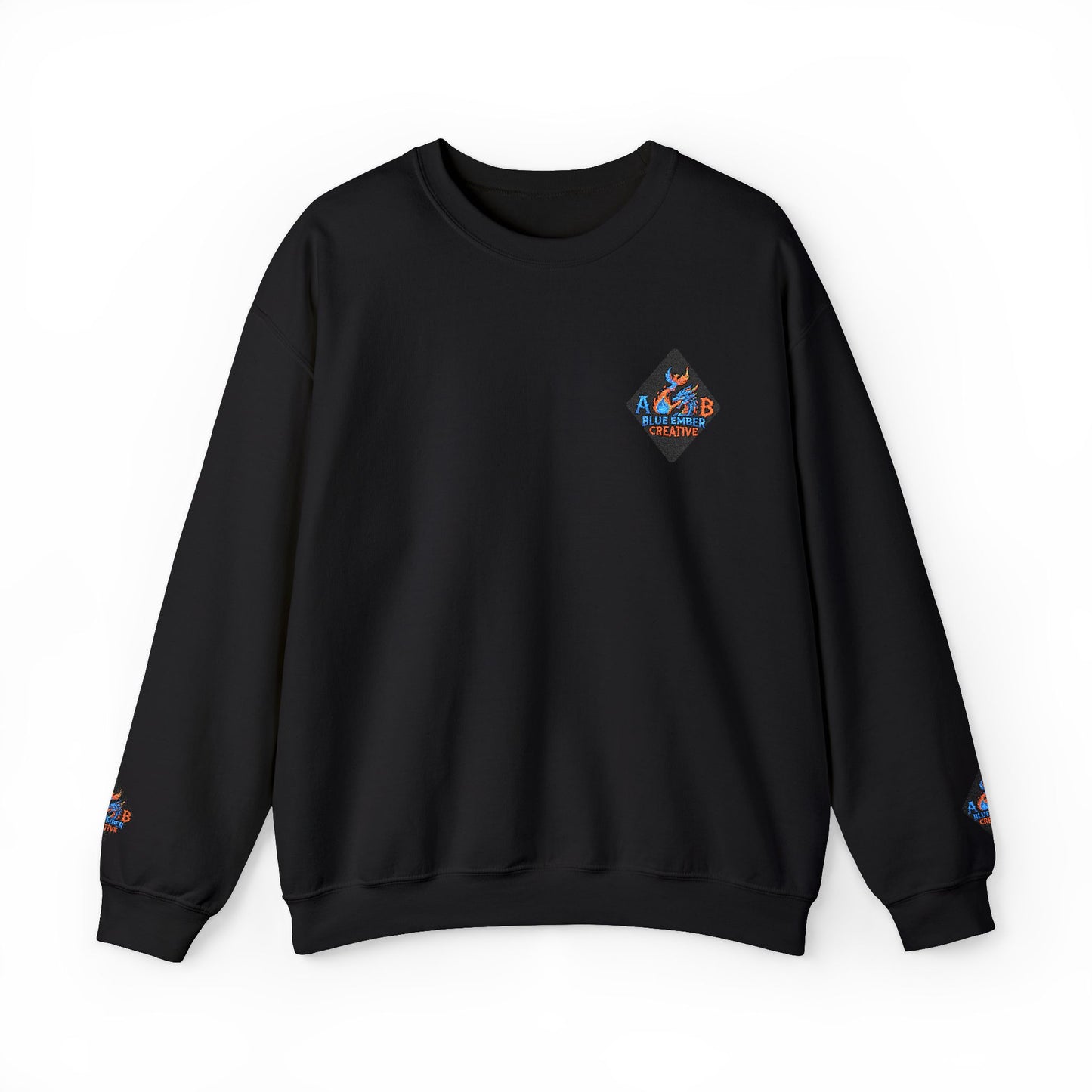 A Blue Ember Patch Crewneck Sweatshirt