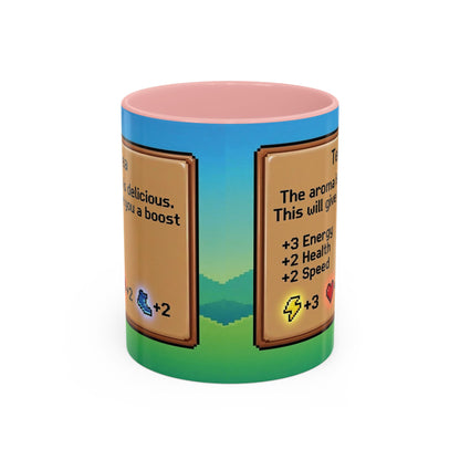 Stardew Valley Inspired Mug – Cozy Gamer Tea Cup – Farming Game Gift – Pixel Art Aesthetic Mug