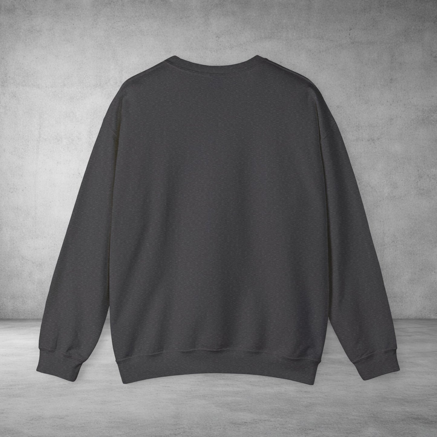 Crewneck Sweatshirt — Colourful Overlap Ghost Art Graphic