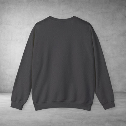 Crewneck Sweatshirt — Colourful Overlap Ghost Art Graphic