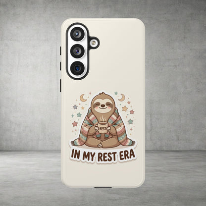 Phone Case — "In My Rest Era" Sloth Cozy Cute Protective Case