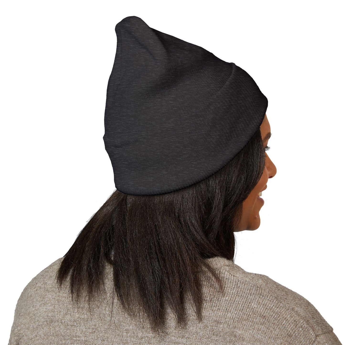 A Blue Ember Creative - Embroidered Diamond Cuffed Beanie