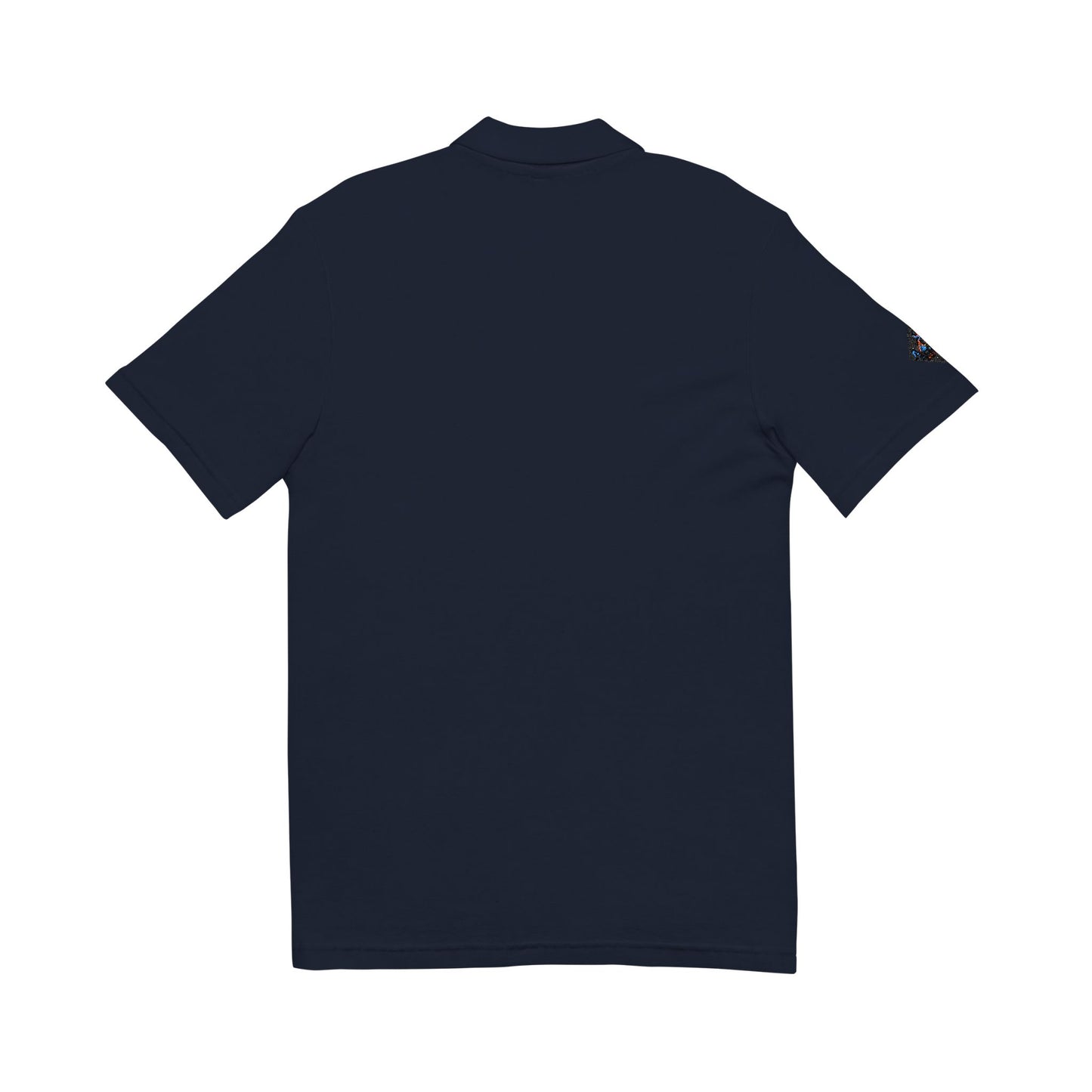 A Blue Ember Creative - Embroidered Diamond Floral Polo Shirt