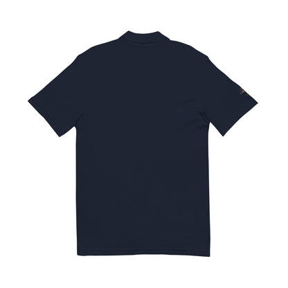 A Blue Ember Creative - Embroidered Diamond Floral Polo Shirt