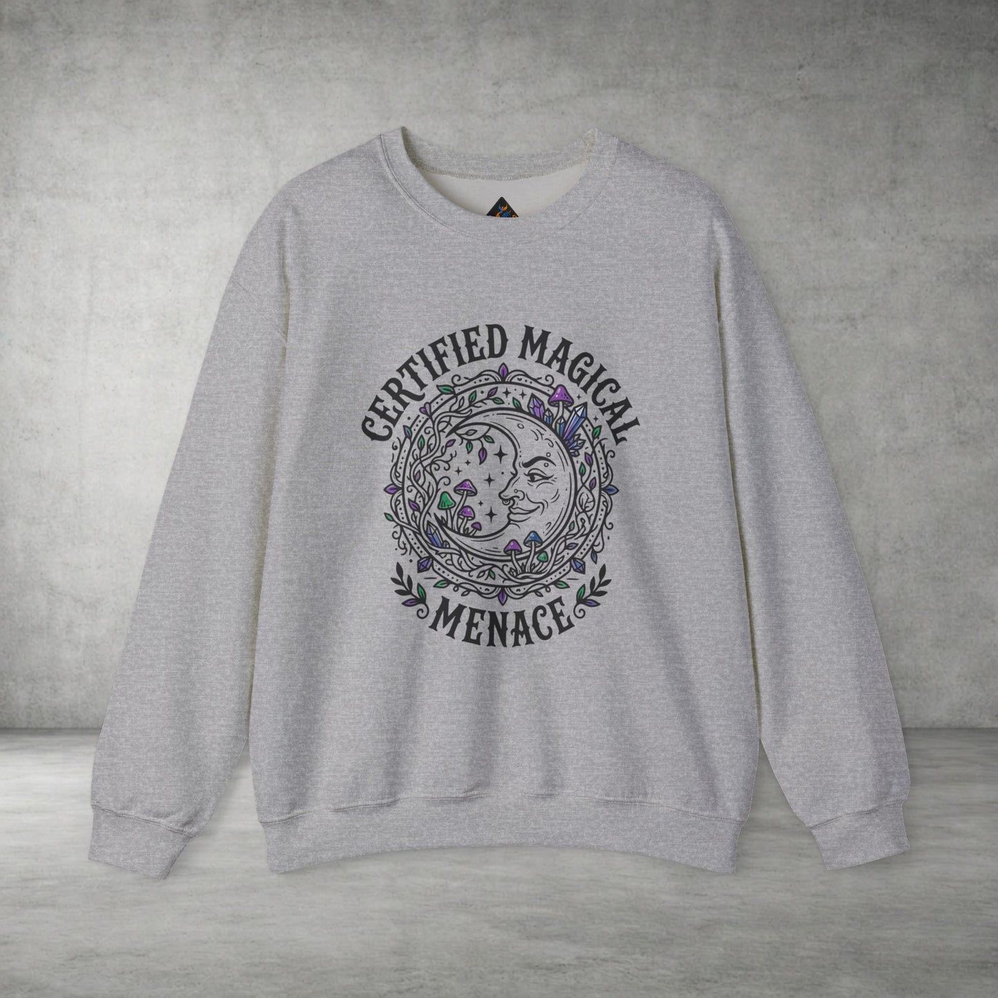 Certified Magical Menace Sweatshirt | witchy, goblincore, celestial vibes