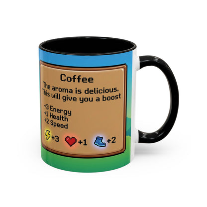 Stardew Valley Inspired Mug – Cozy Gamer Coffee Cup – Farming Game Gift – Pixel Art Aesthetic Mug