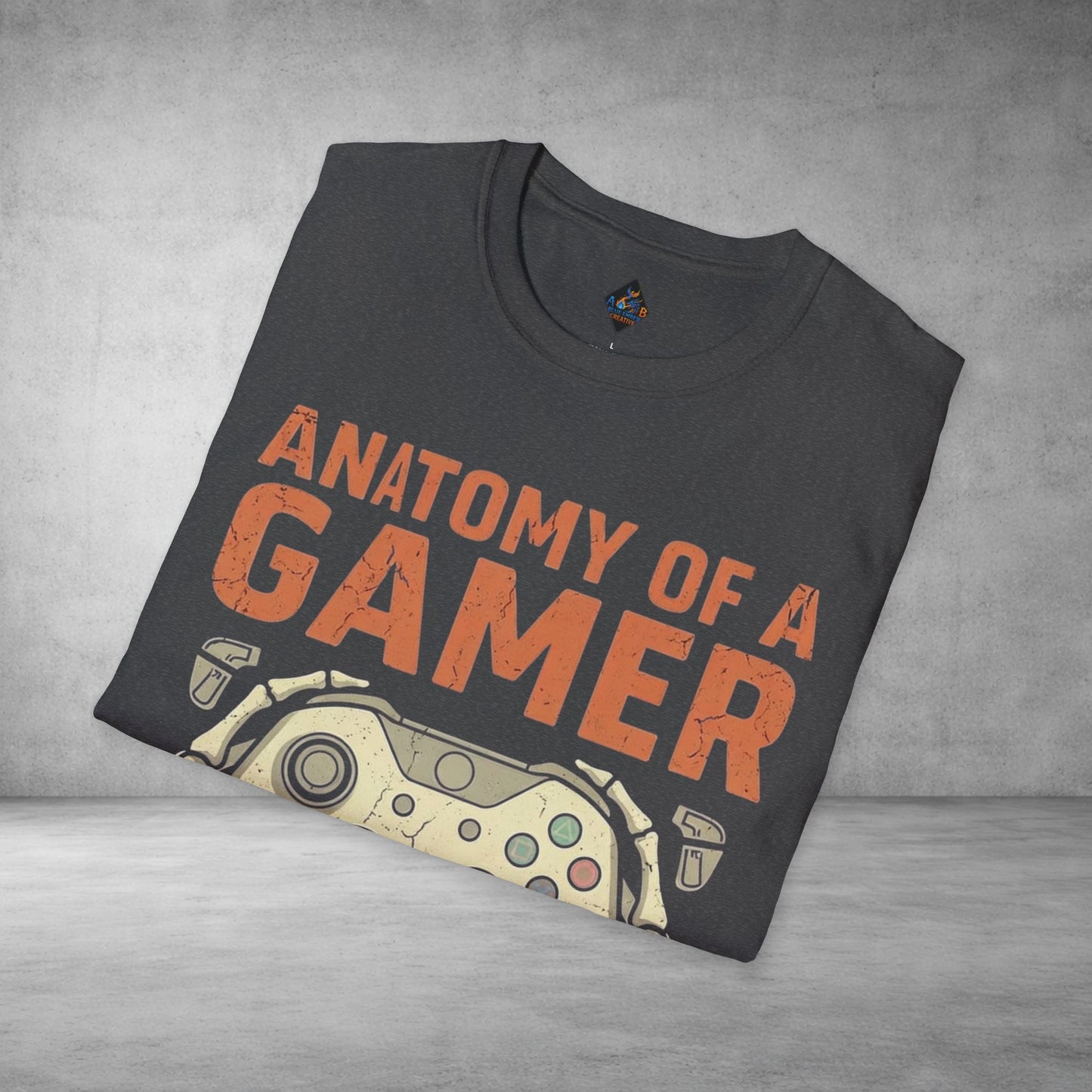 Anatomy of a Gamer T-Shirt – Retro Controller Graphic Tee for Gamers