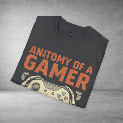 Anatomy of a Gamer T-Shirt – Retro Controller Graphic Tee for Gamers