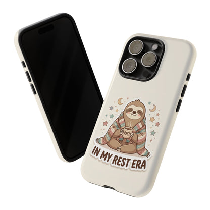 Phone Case — "In My Rest Era" Sloth Cozy Cute Protective Case