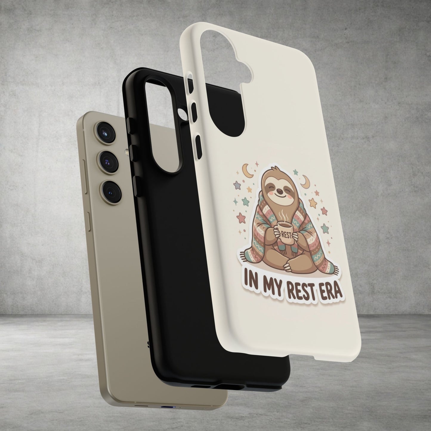Phone Case — "In My Rest Era" Sloth Cozy Cute Protective Case