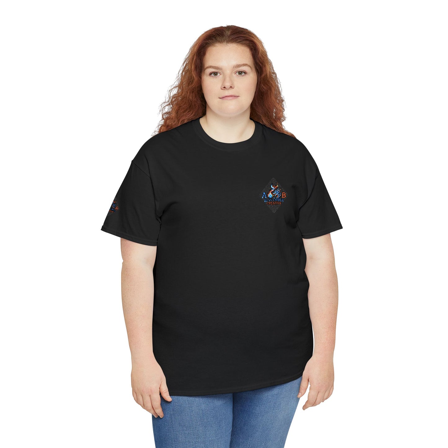 A Blue Ember Diamond Chest Tee