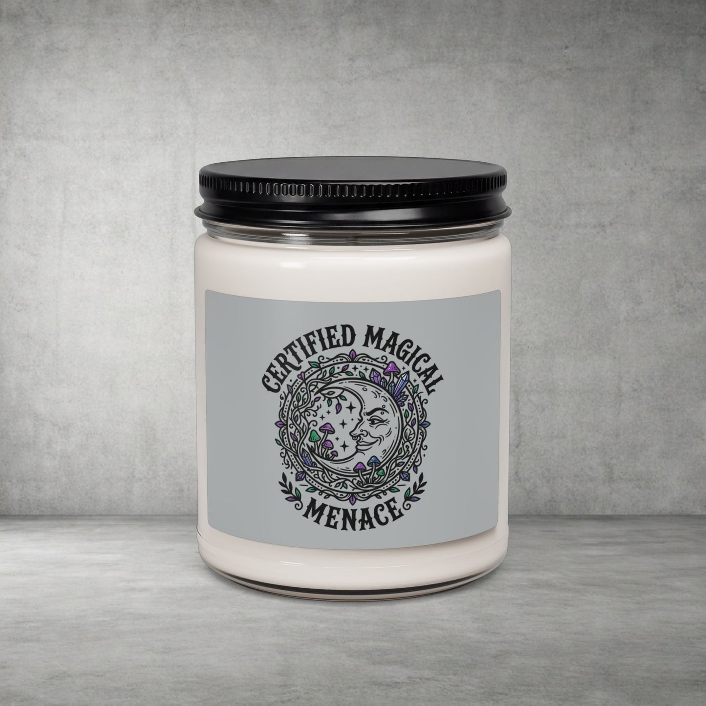 Certified Magical Menace Candle | Witchy, goblincore, celestial soy candle