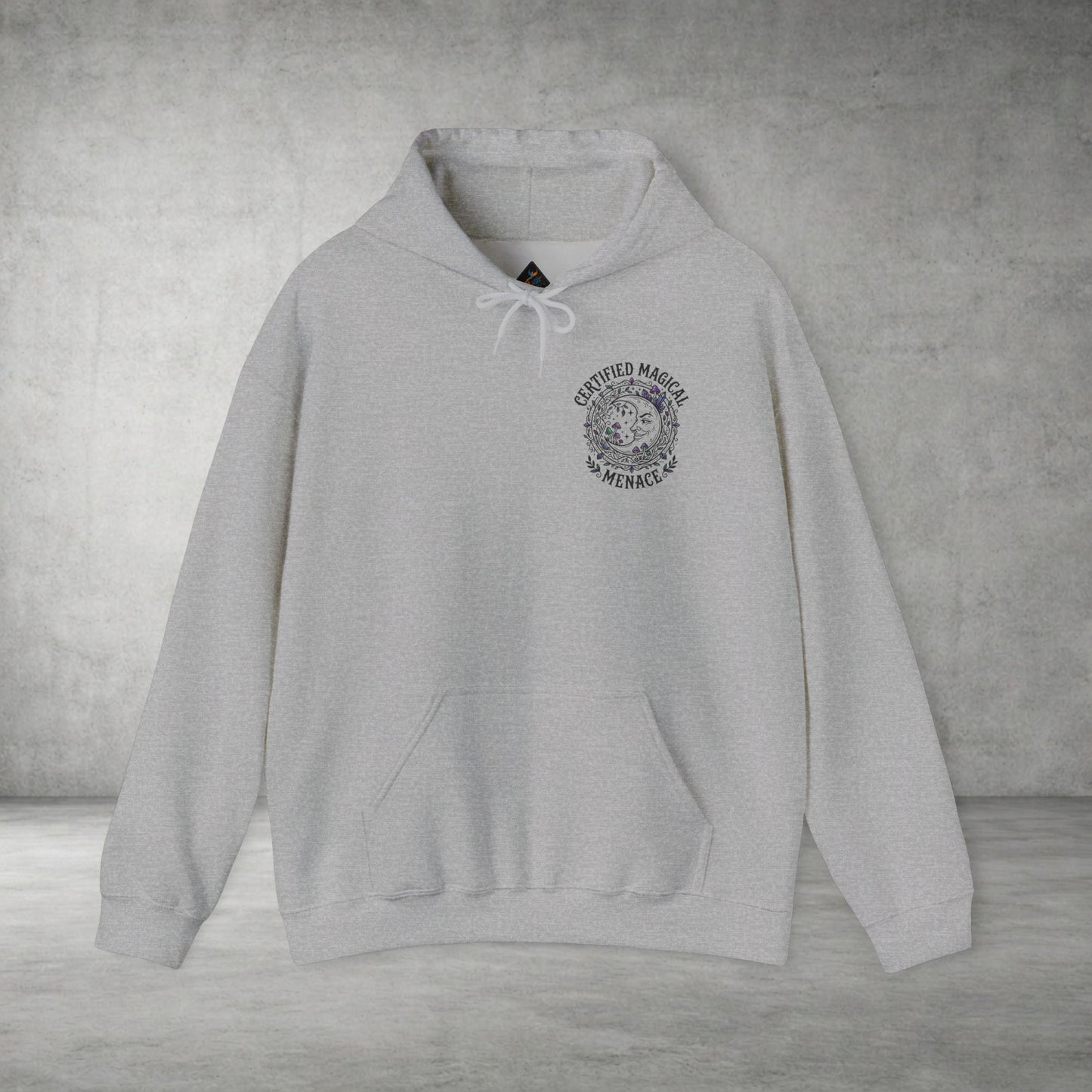 Certified Magical Menace Hoodie | witchy goblincore celestial