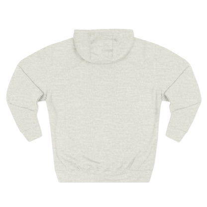 A Blue Ember Creative Geometric Diamond Hoodie — Small Chest Logo Pullover