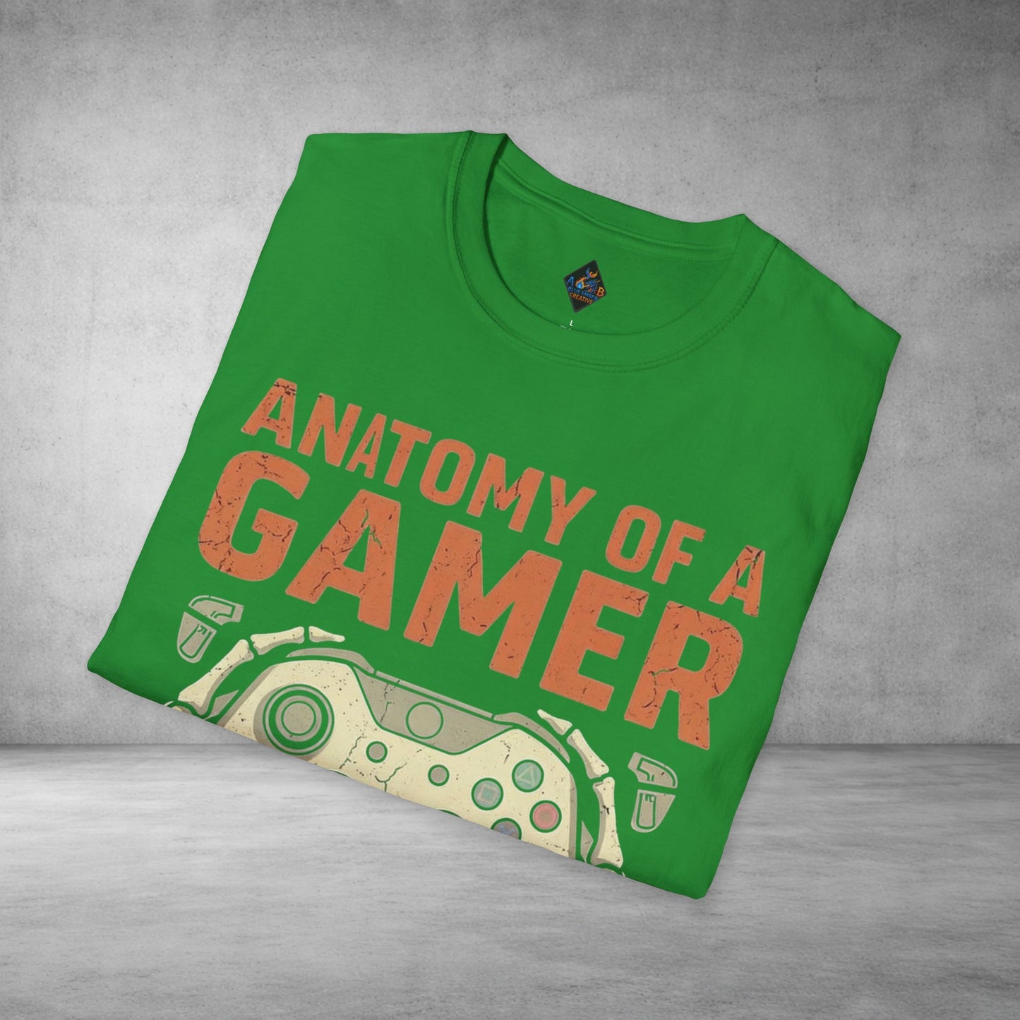 Anatomy of a Gamer T-Shirt – Retro Controller Graphic Tee for Gamers