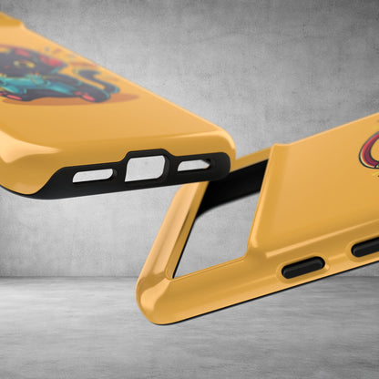 Cute Gamer Cat Phone Case - 'Pew Pew' Controller Design
