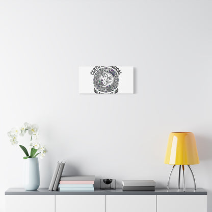 Certified Magical Menace Canvas | witchy goblincore celestial art