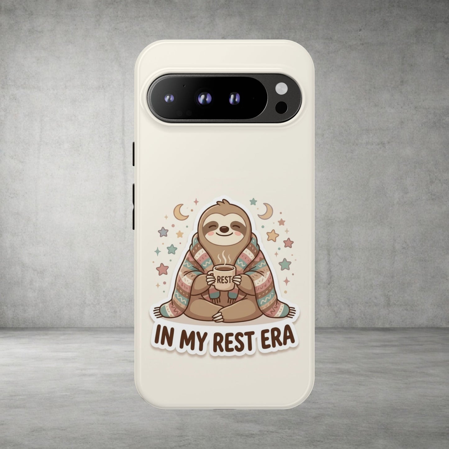 Phone Case — "In My Rest Era" Sloth Cozy Cute Protective Case