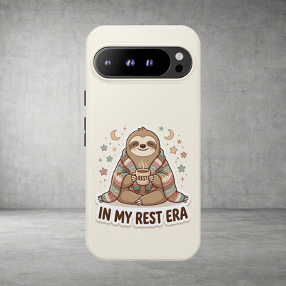 Phone Case — "In My Rest Era" Sloth Cozy Cute Protective Case