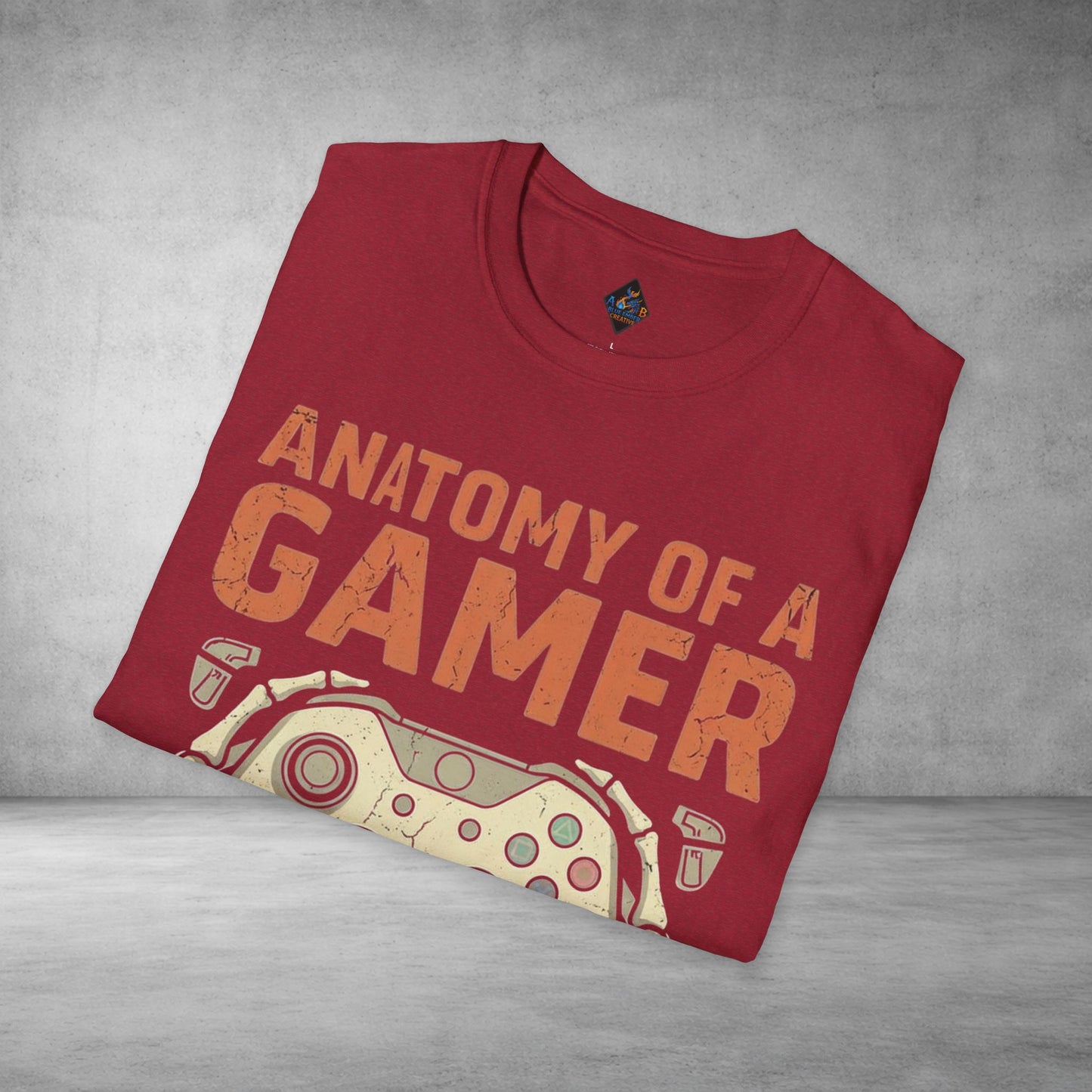 Anatomy of a Gamer T-Shirt – Retro Controller Graphic Tee for Gamers