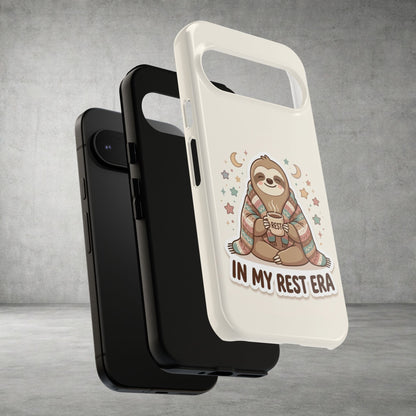 Phone Case — "In My Rest Era" Sloth Cozy Cute Protective Case