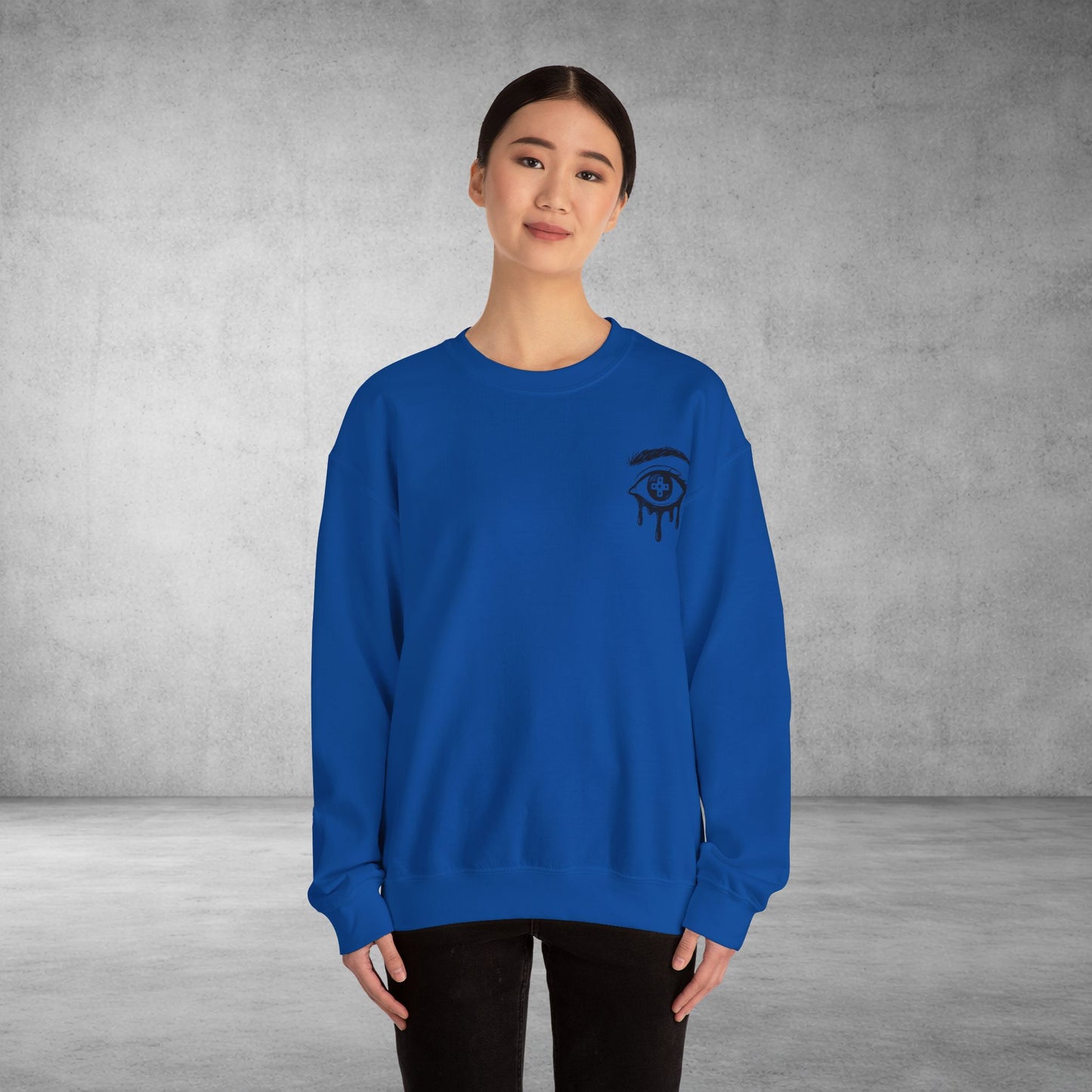 Dripping Eye Crewneck Sweatshirt