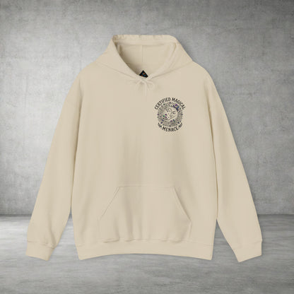 Certified Magical Menace Hoodie | witchy goblincore celestial