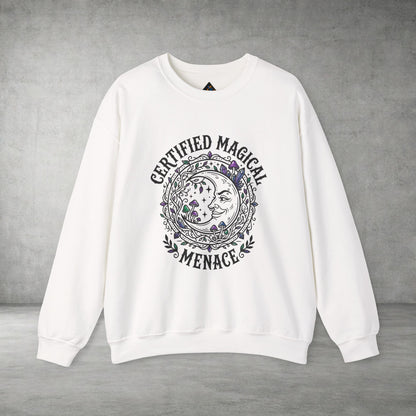Certified Magical Menace Sweatshirt | witchy, goblincore, celestial vibes