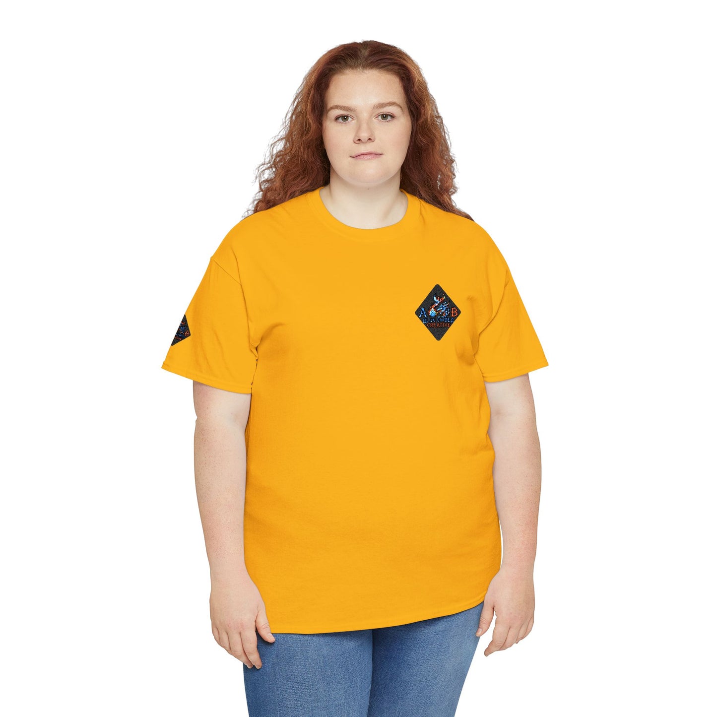A Blue Ember Diamond Chest Tee