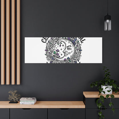 Certified Magical Menace Canvas | witchy goblincore celestial art