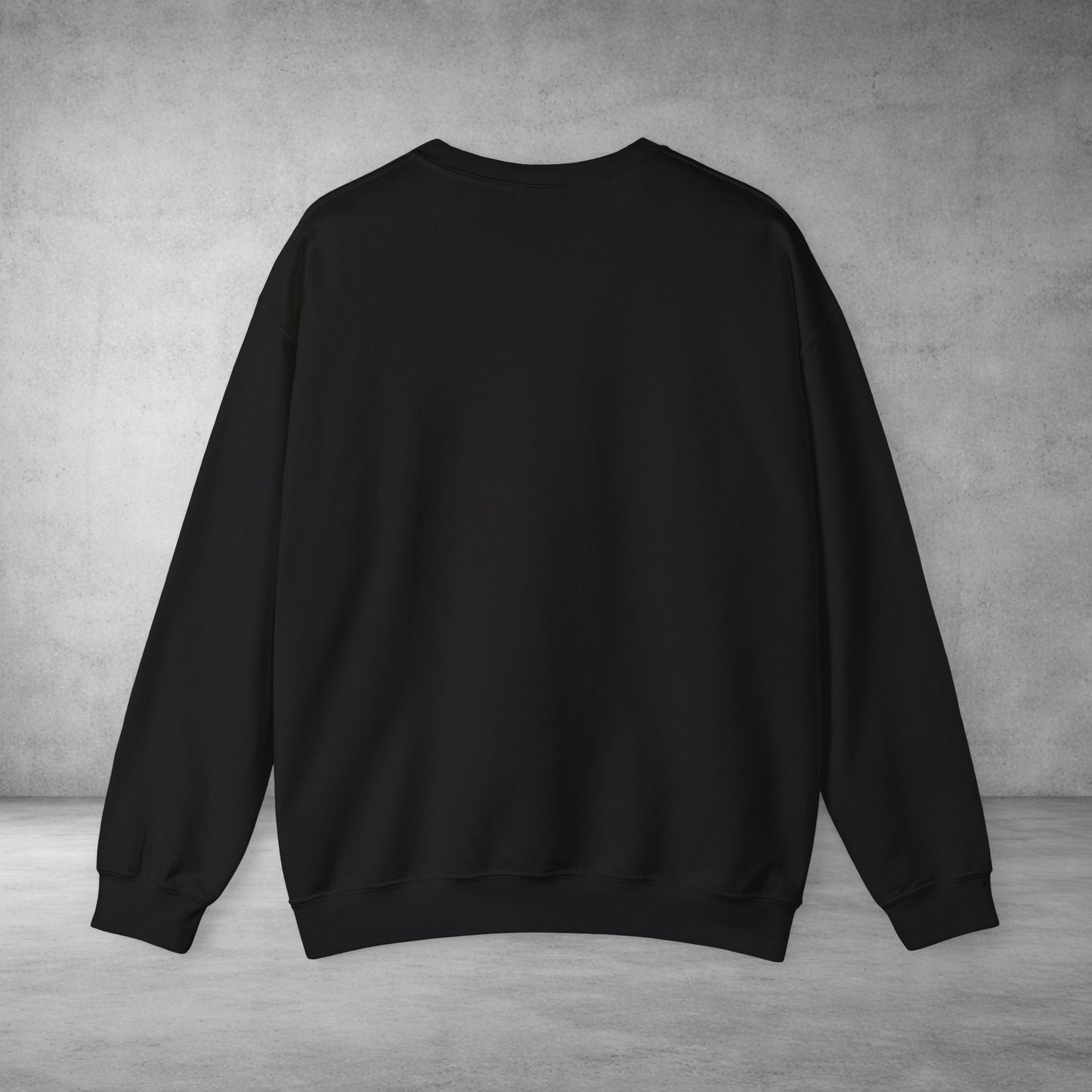 Crewneck Sweatshirt — Colourful Overlap Ghost Art Graphic