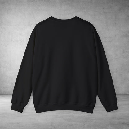 Crewneck Sweatshirt — Colourful Overlap Ghost Art Graphic