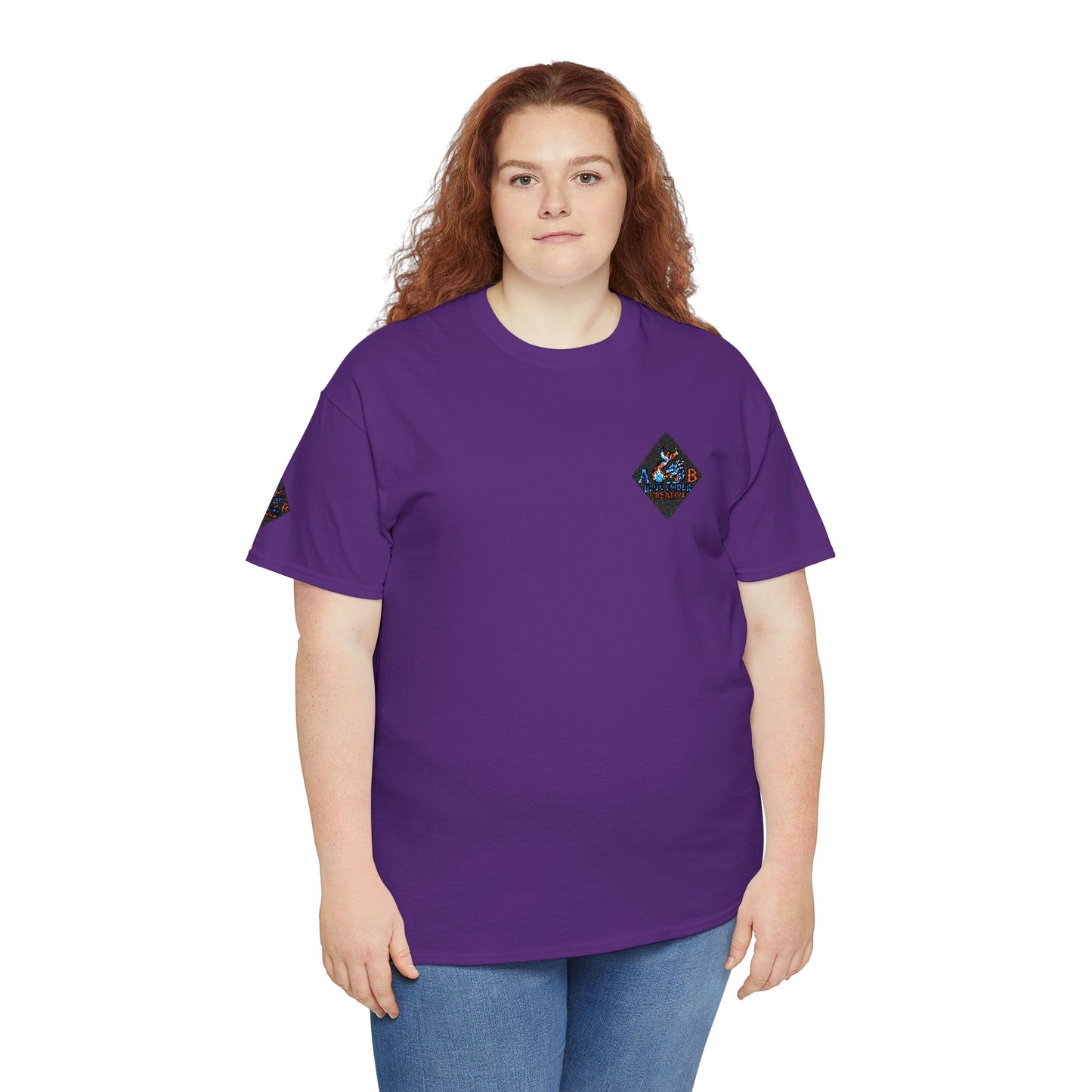 A Blue Ember Diamond Chest Tee