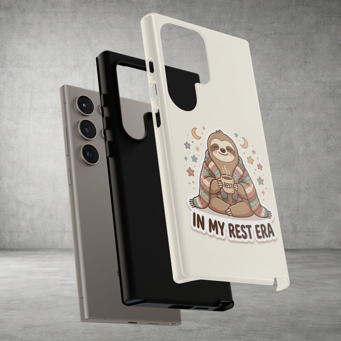 Phone Case — "In My Rest Era" Sloth Cozy Cute Protective Case