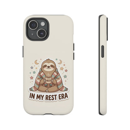 Phone Case — "In My Rest Era" Sloth Cozy Cute Protective Case