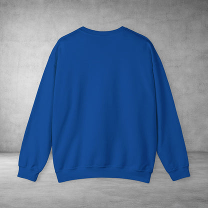 Crewneck Sweatshirt — Colourful Overlap Ghost Art Graphic