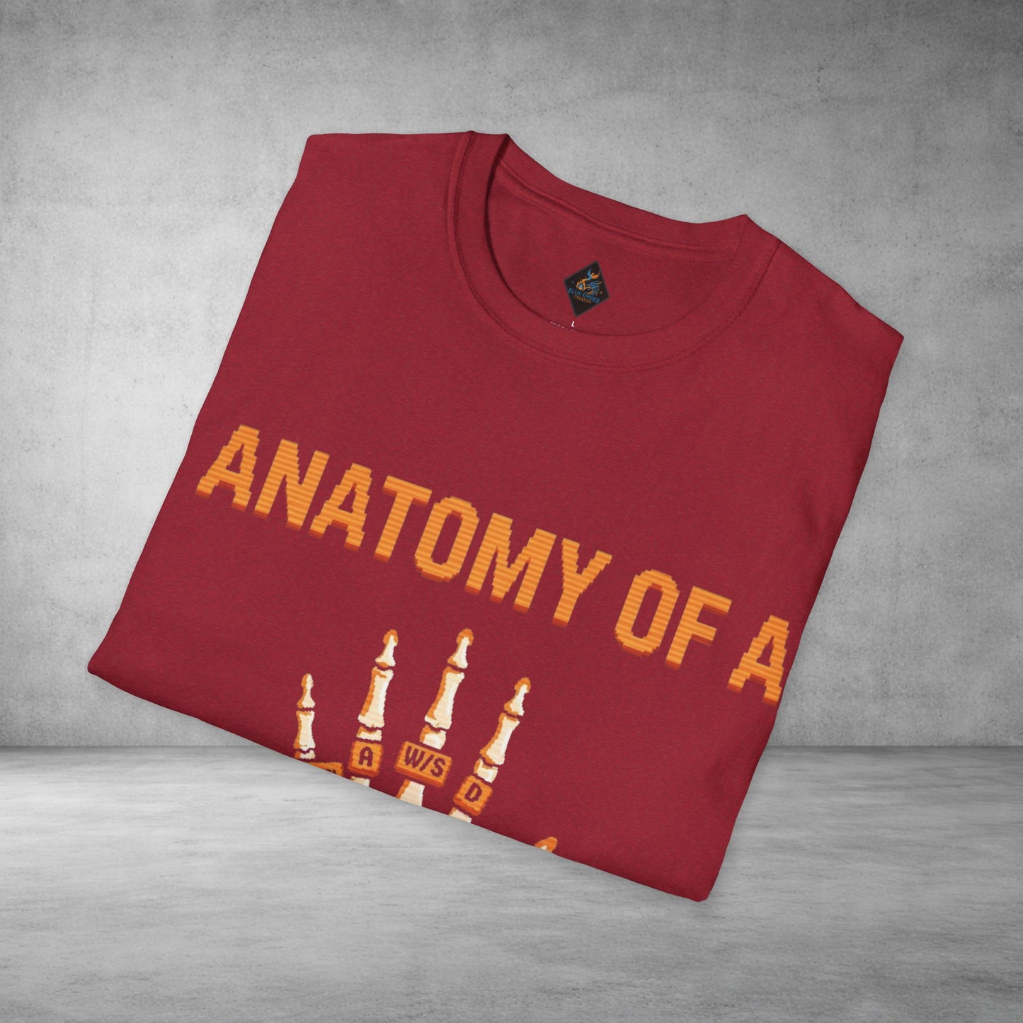 Anatomy of a Gamer T-Shirt — Skeleton Hand Gamer Tee