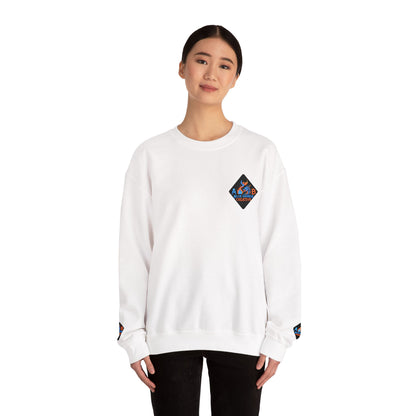 A Blue Ember Patch Crewneck Sweatshirt