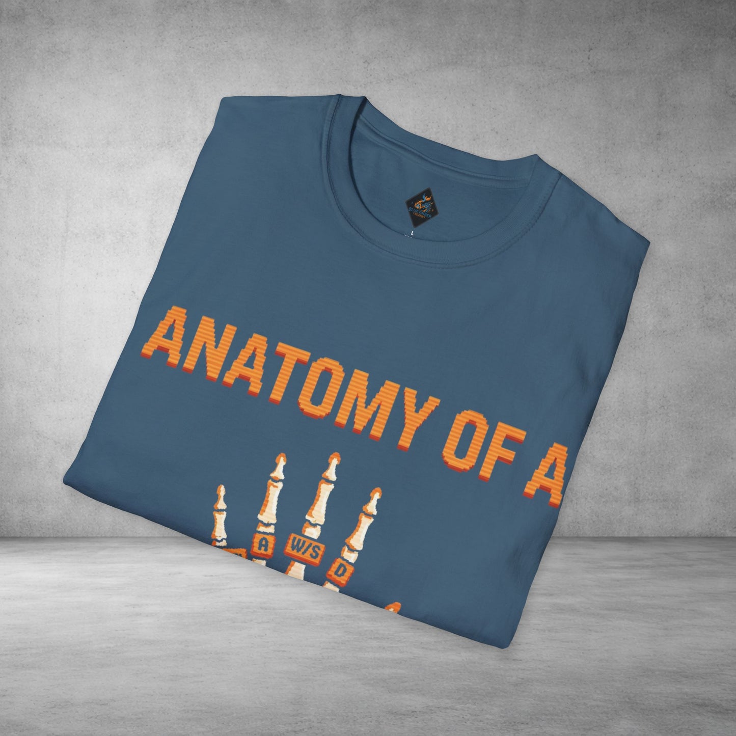 Anatomy of a Gamer T-Shirt — Skeleton Hand Gamer Tee