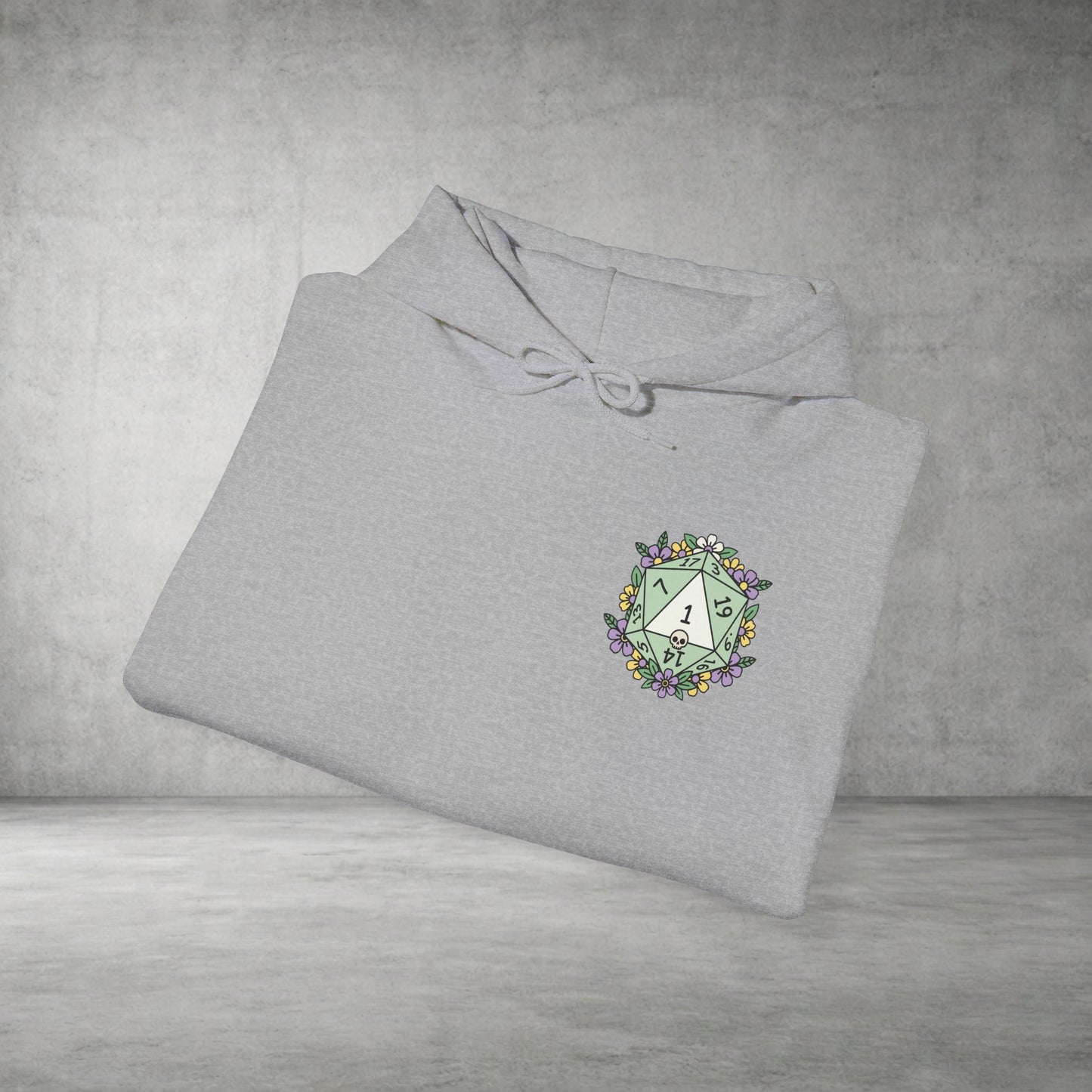 Floral Monogram 'A' Crest Hoodie - Botanical Initial Sweatshirt