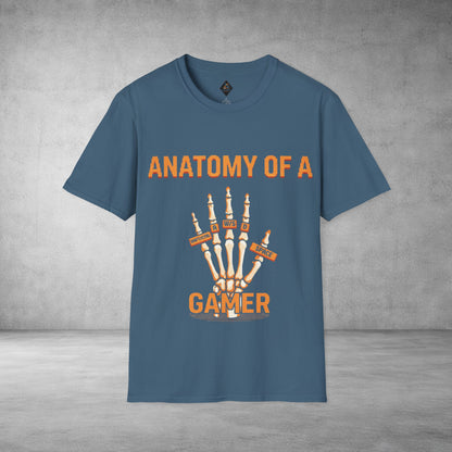 Anatomy of a Gamer T-Shirt — Skeleton Hand Gamer Tee