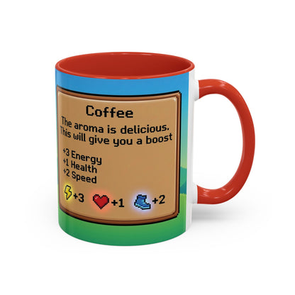 Stardew Valley Inspired Mug – Cozy Gamer Coffee Cup – Farming Game Gift – Pixel Art Aesthetic Mug