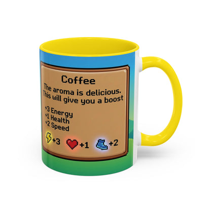 Stardew Valley Inspired Mug – Cozy Gamer Coffee Cup – Farming Game Gift – Pixel Art Aesthetic Mug