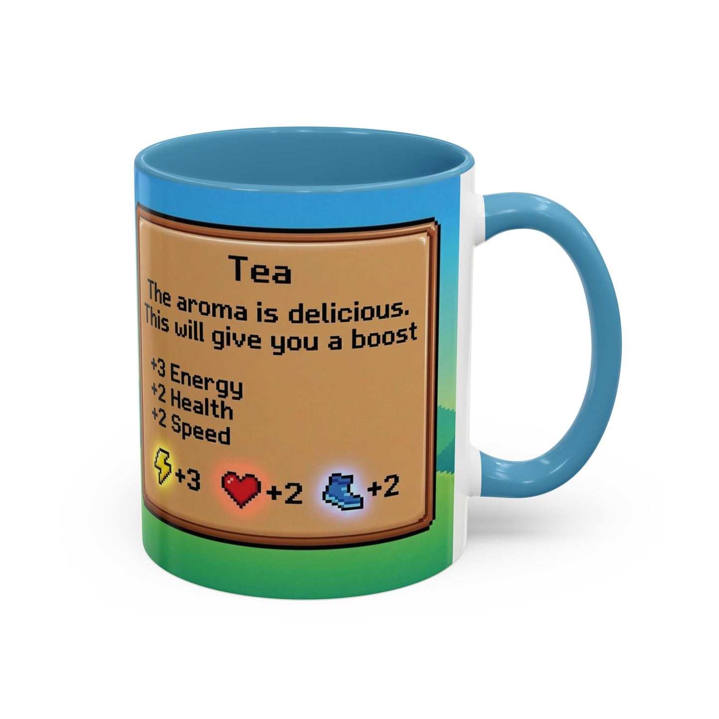 Stardew Valley Inspired Mug – Cozy Gamer Tea Cup – Farming Game Gift – Pixel Art Aesthetic Mug