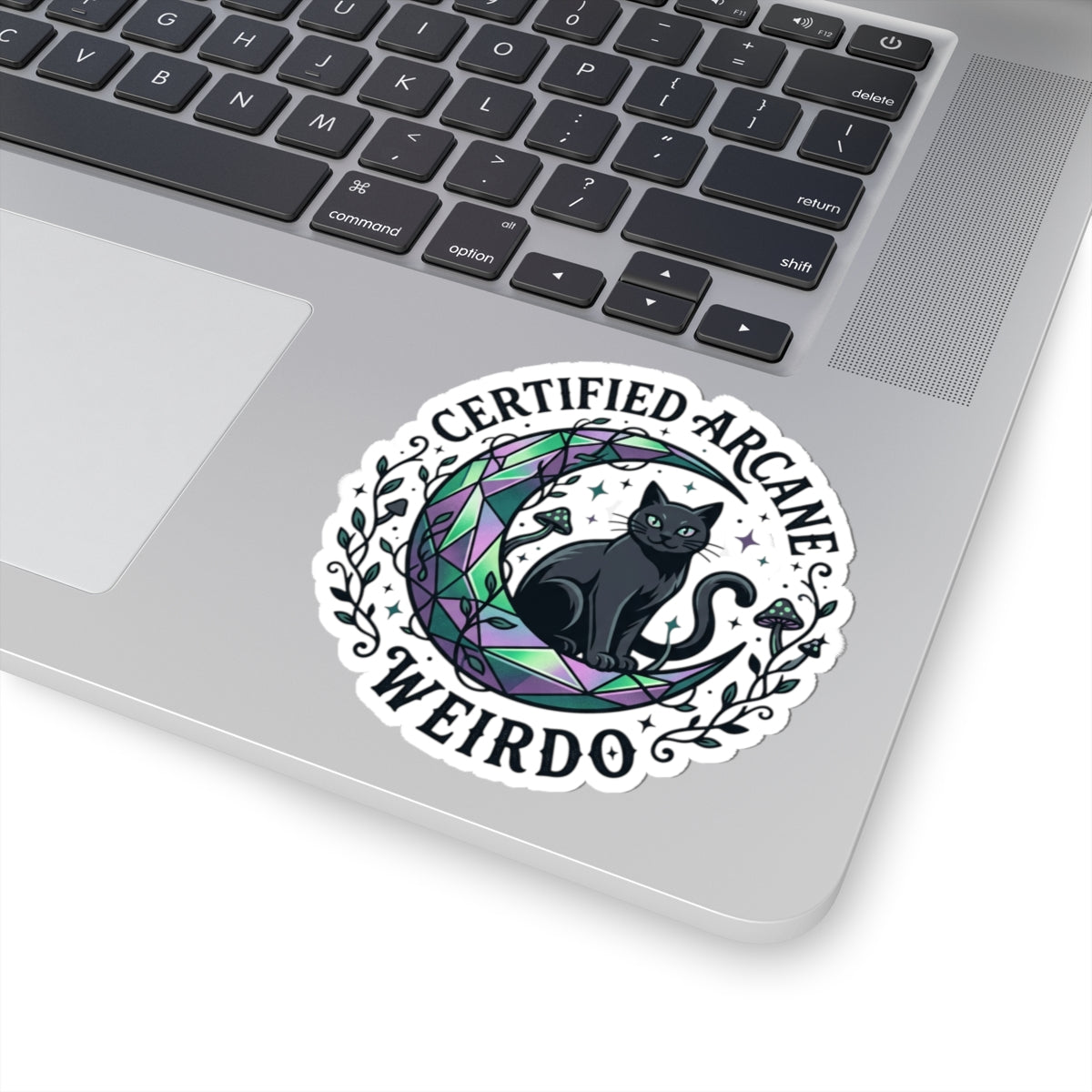 Certified Arcane Weirdo Kiss-Cut Stickers | witchy goblincore celestial