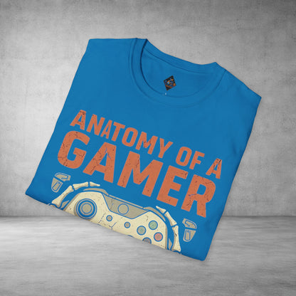 Anatomy of a Gamer T-Shirt – Retro Controller Graphic Tee for Gamers