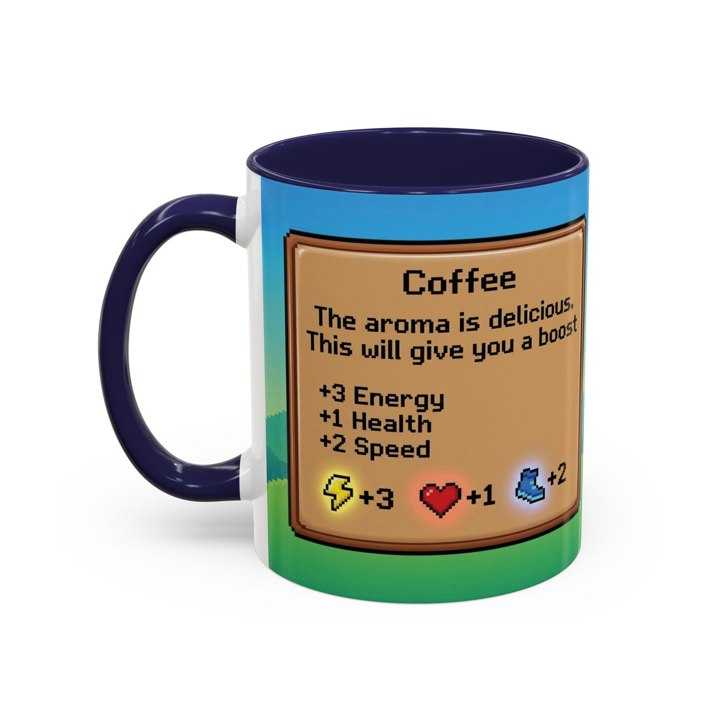 Stardew Valley Inspired Mug – Cozy Gamer Coffee Cup – Farming Game Gift – Pixel Art Aesthetic Mug
