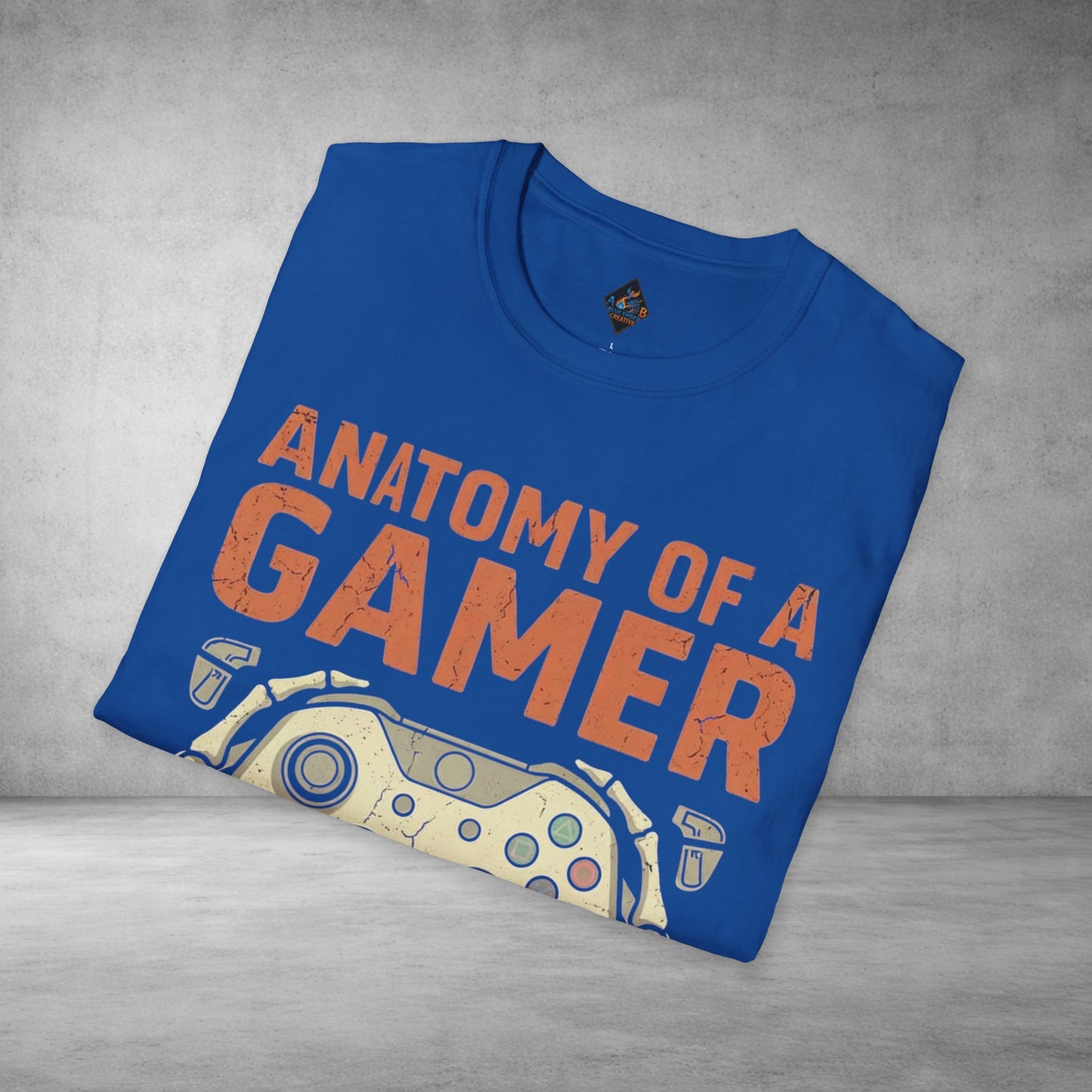 Anatomy of a Gamer T-Shirt – Retro Controller Graphic Tee for Gamers